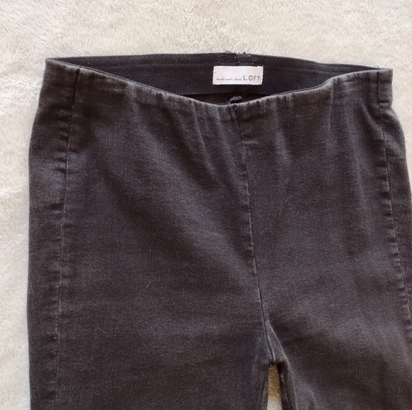 Loft Black "Modern Skinny" Ankle Pants Sz 6/28 - Picture 3 of 9